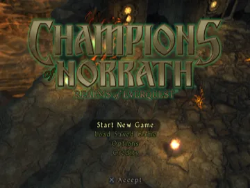 Champions of Norrath screen shot title